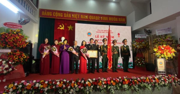 TAND TP Vũng Tàu vinh dự đón Huân Chương Lao động hạng Ba