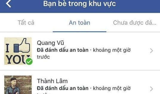 Facebook báo tính năng an toàn cho người dùng khi bão Thần sét đổ bộ