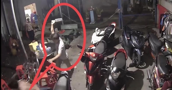 Xông vào bàn nhậu chém hàng xóm vì nghi ngờ bị nói xấu