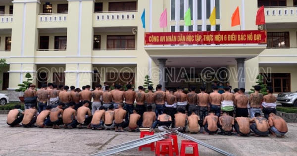 Đồng Nai: Bắt giữ 59 đối tượng trong hai băng nhóm hỗn chiến, tranh giành đất