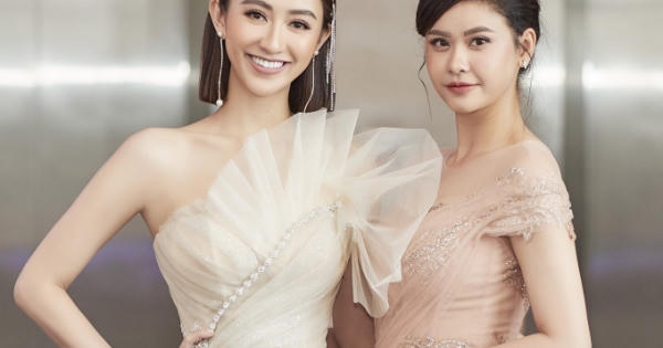 Á hậu Hà Thu cắt tóc ngắn đọ sắc cùng Trương Quỳnh Anh tại sự kiện