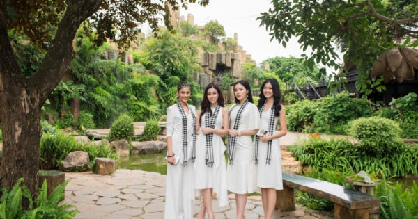 Kỳ Duyên, Mỹ Linh, Trương Thị May, Thùy Dung "đọ sắc" giữa buôn làng Tây Nguyên Kỳ Duyên, Mỹ Linh, Trương Thị May, Thùy Dung "đọ sắc" giữa buôn làng Tây Nguyên