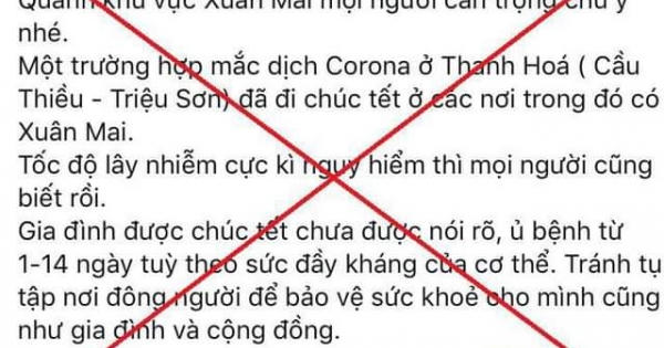 Hà Nội: Nam thanh niên ở Chương Mỹ bị phạt 10 triệu đồng vì tung tin sai về dịch corona