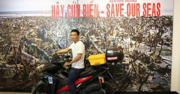 Hùng Lekima kể “nỗi đau” rác thải qua ảnh