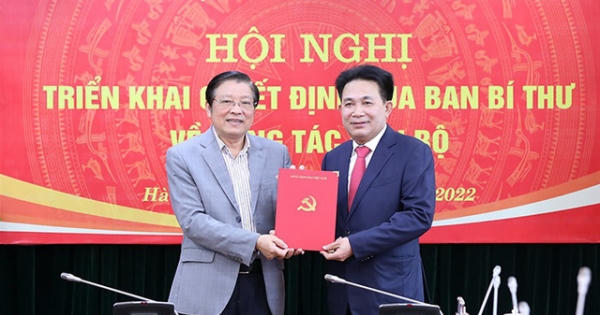 Ban Bí thư bổ nhiệm ông Nguyễn Văn Yên làm Phó trưởng ban Nội chính Trung ương