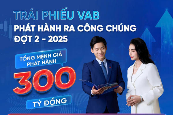 VAB công bố thông tin về việc phát hành trái phiếu ra công chúng năm 2025 - Đợt 2