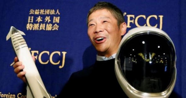 Tỷ phú Nhật Bản chi tiền mời 8 người cùng bay lên Mặt Trăng