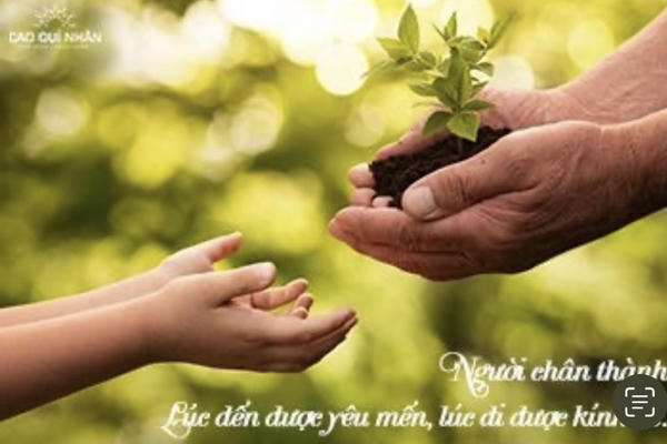 Trân quý những tấm lòng thành Trân quý những tấm lòng thành