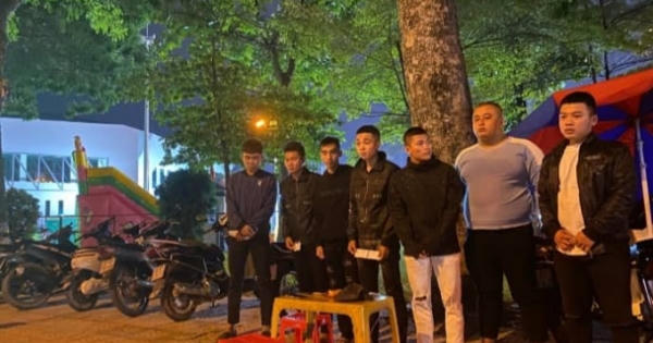 Vĩnh Phúc: Công an TP Vĩnh Yên bắt nhóm đối tượng lập bãi trông giữ xe trái phép