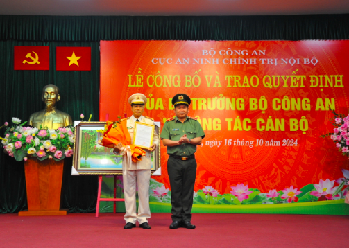 Cục An ninh chính trị nội bộ có Tân Phó Cục trưởng