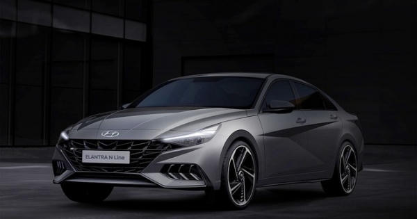 Hyundai Elantra N Line 2021 lộ thiết kế tuyệt đẹp, cạnh tranh Mazda3 Turbo