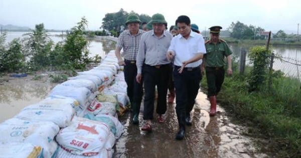 Hà Nội tăng cường kiểm tra đê, kè để kịp thời xử lý khi có sự cố