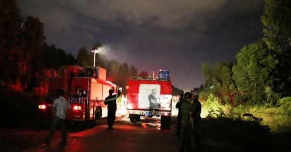 Khống chế kịp thời 3 vụ hỏa hoạn trong rừng thông sát sân bay Đà Nẵng