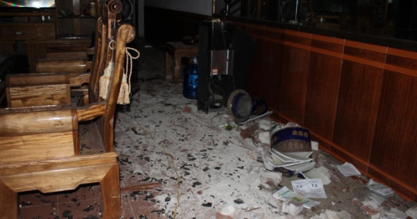 Thái Nguyên: Hiện trường vụ nổ tại nhà trưởng Công an xã