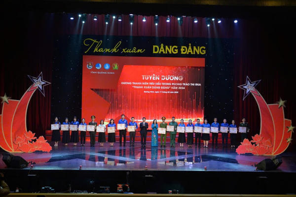 Quảng Ninh: Tuyên dương 50 gương mặt thanh niên trong phong trào “Thanh xuân dâng đảng’