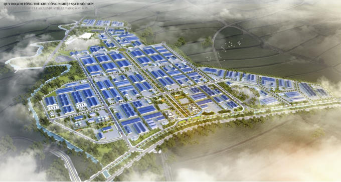 KCN sạch Sóc Sơn quy mô gần 303 ha đã được phê duyệt chủ trương đầu tư