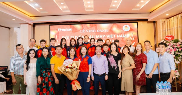 Báo Pháp luật Việt Nam tổ chức lễ vinh danh Đội tuyển Cầu mây Việt Nam tham dự ASIAD 19