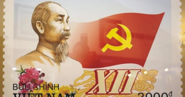 Phát hành bộ tem đặc biệt chào mừng Đại hội Đảng lần thứ XII