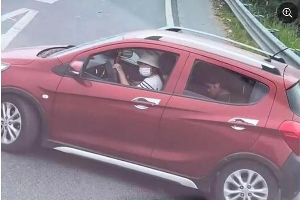 Phạt 17 triệu đồng, tước giấy phép 6 tháng đối với nữ tài xế lái đi ngược chiều trên cao tốc