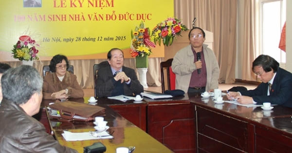 Lễ kỷ niệm 100 năm sinh nhà văn Đỗ Đức Dục