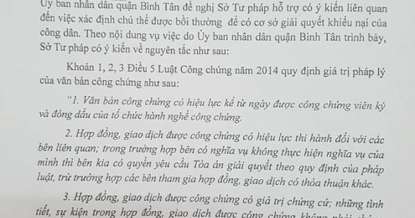 Vụ dân kêu cứu bị chiếm đất tại quận Bình Tân: Quận "than" khó, Sở Tư pháp lên tiếng