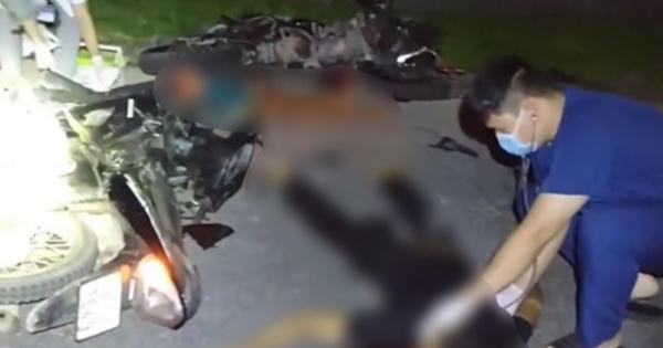 Hai xe máy đấu đầu, 1 thanh niên tử vong tại chỗ