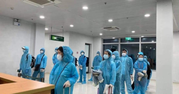 Nghệ An: Tiếp nhận 222 công dân từ Nhận Bản về nước tránh dịch
