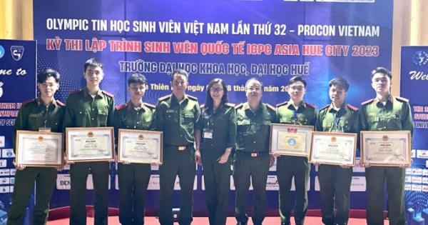 Học viện CSND ‘ẵm’ giải Nhất cuộc thi về lập trình