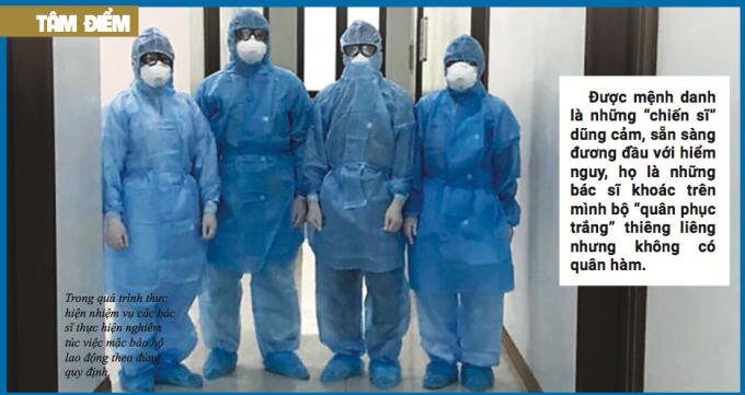 Cùng "chiến sỹ áo trắng" xông pha tuyến đầu trên mặt trận chống giặc covid-19