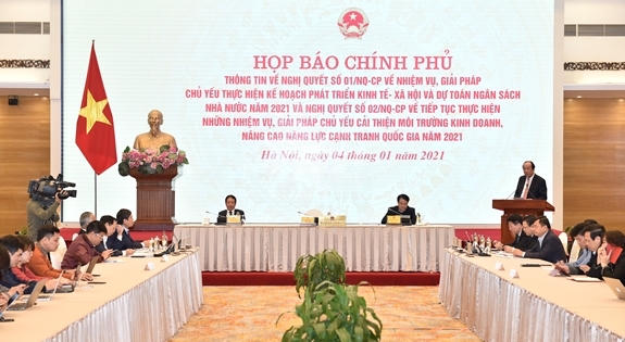 Chính phủ ban hành Nghị quyết 01/NQ-CP về nhiệm vụ, giải pháp chủ yếu phát triển KTXH 2021 Chính phủ ban hành Nghị quyết 01/NQ-CP về nhiệm vụ, giải pháp chủ yếu phát triển KTXH 2021