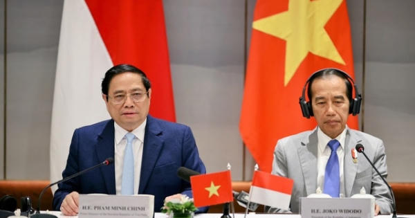 Thủ tướng Phạm Minh Chính và Tổng thống Indonesia kêu gọi doanh nghiệp 2 nước tăng cường hợp tác, đầu tư Thủ tướng Phạm Minh Chính và Tổng thống Indonesia kêu gọi doanh nghiệp 2 nước tăng cường hợp tác, đầu tư