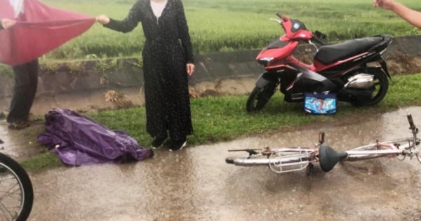 Học sinh lớp 4 bị sét đánh tử vong khi chỉ cách nhà khoảng 200m