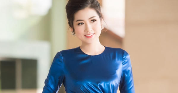 Á Hậu Tú Anh khoe nhan sắc ngọt ngào trong chiếc đầm của Lê Thanh Hòa