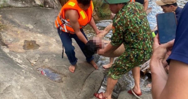 Tìm thấy thi thể người đàn ông mất tích khi tắm thác 7 tầng