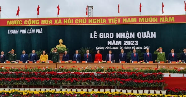 Quảng Ninh: TP Cẩm Phả tưng bừng ngày hội tòng quân 2023