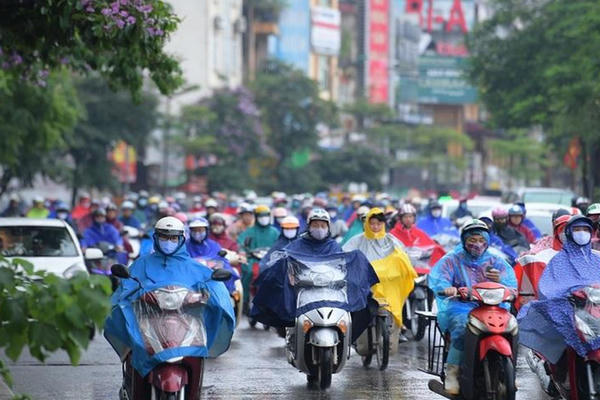 Hôm nay và ngày mai: Bắc Bộ và Bắc Trung Bộ có mưa rào