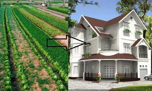 Trình tự chuyển mục đích sử dụng đất từ đất nông nghiệp sang đất phi nông nghiệp