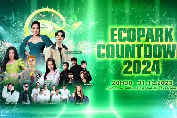 Cháy hết mình với đại tiệc âm thanh, ánh sáng và pháo hoa tại Ecopark Countdown 2024