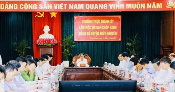 Hải Phòng tập trung cao thực hiện đề án thành lập thành phố Thuỷ Nguyên
