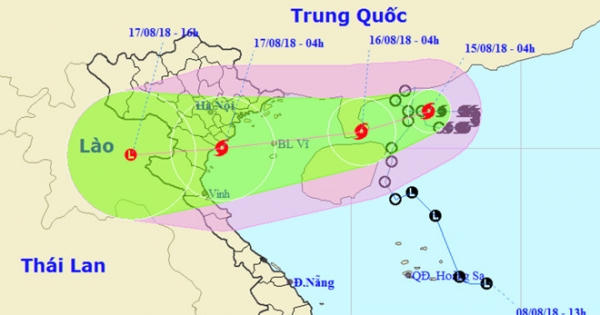 Học sinh Hà Nội có thể được nghỉ khi bão số 4 đổ bộ