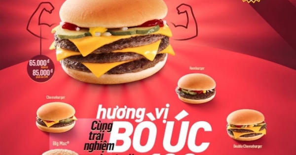 McDonald’s khuyến mãi mua 1 tặng 1 Triple CheeseBurger