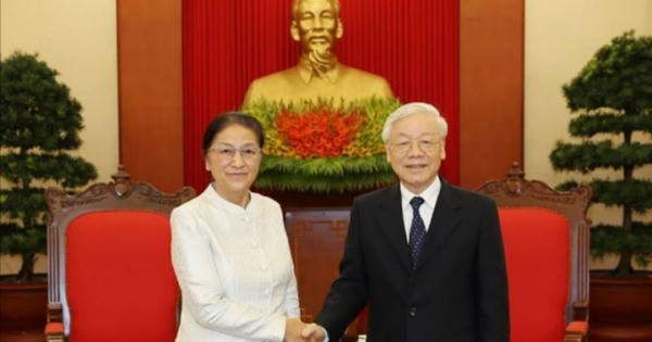 Lãnh đạo Đảng, Nhà nước tiếp Đoàn đại biểu Quốc hội Lào