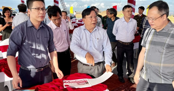 Chuẩn bị khởi công Dự án đầu tư xây dựng tuyến đê biển Nam Đình Vũ