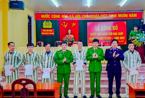 48 phạm nhân ở Quảng Ninh được giảm án phạt tù dịp Tết Nguyên đán Ất Tỵ