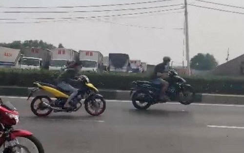 Bình Dương: Bắt giữ hàng chục "quái xế" đua xe trên đường Mỹ Phước Tân Vạn