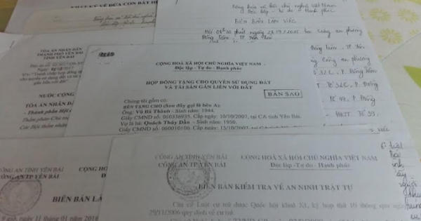 Vụ tranh chấp hợp đồng tặng cho quyền sử dụng đất ở Yên Bái: Tòa phán xử một chiều Vụ tranh chấp hợp đồng tặng cho quyền sử dụng đất ở Yên Bái: Tòa phán xử một chiều