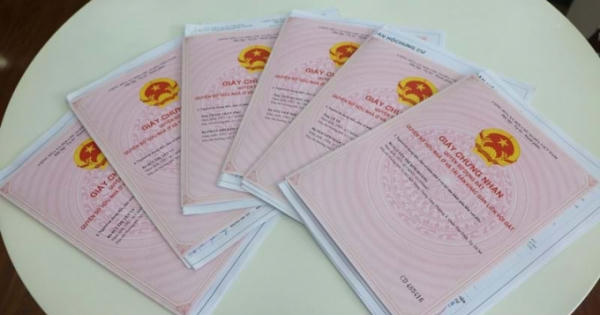 Các trường hợp được cấp sổ hồng mới nhất