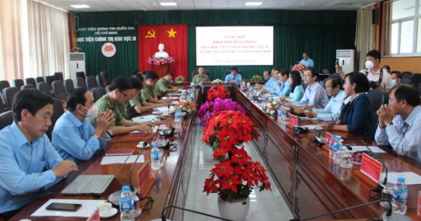 Trường Đại học An ninh nhân dân triển khai phối hợp công tác với Học viện Chính trị khu vực IV