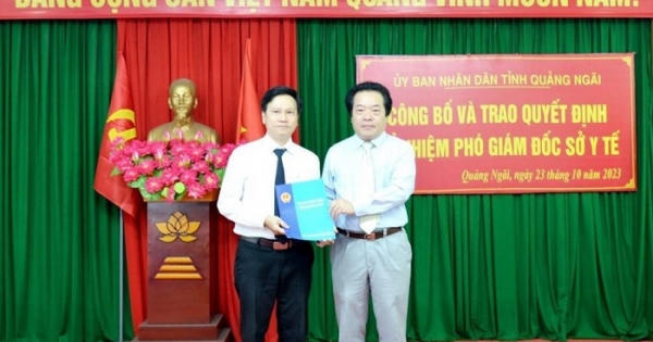 Quảng Ngãi có tân Phó Giám đốc Sở Y tế