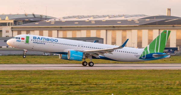 Bamboo Airways đón máy bay A321NEO ACF mới xuất xưởng, là hãng hiếm hoi mở rộng đội bay giữa dịch bệnh